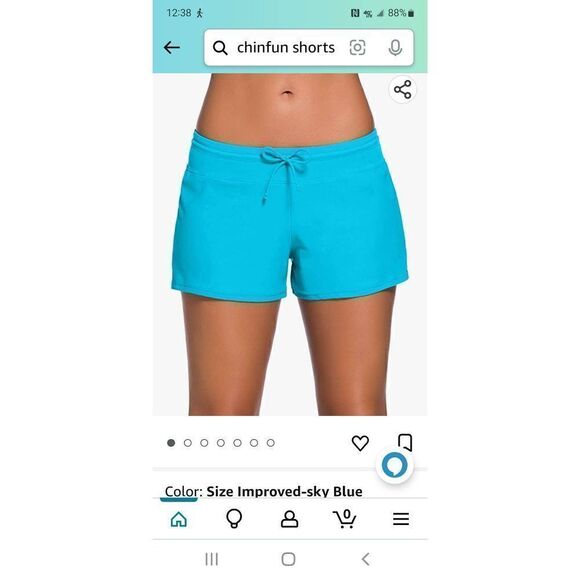 NWT CHINFUN GIRLS SWIM SHORTS - Picture 1 of 6